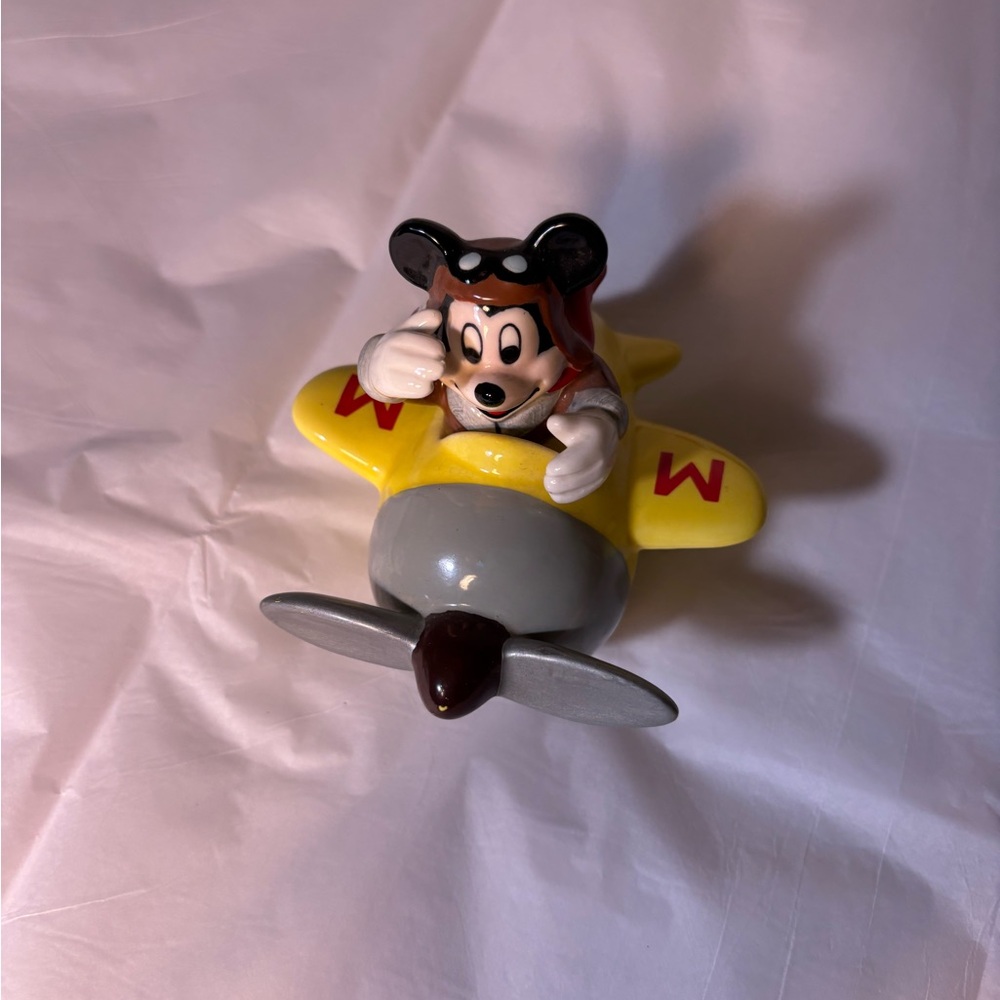 Disney Mickey Plane Figurine